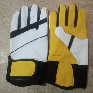 OEM ODM personalizado de dedo completo guantes de Softbol Profesional multiusos de cuero de béisbol guantes de bateo Popular para el ejercicio - Product Image 3