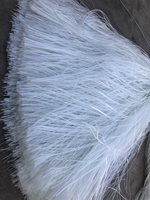 Tapis de fibres de verre hachées blanches décoratives pour l'intérieur, pour moulage, tissu de fibre de verre, armature, moules à plâtre et film.