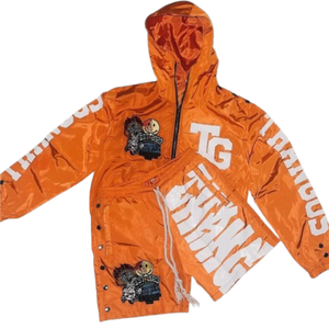 เสื้อฮู้ดเทอร์มอลยูนิเซ็กส์2ชิ้นมีซิปผ้าฝ้ายเสื้อฮู้ดกำหนดรูปแบบสตรีทแวร์ผ้าโพลีเอสเตอร์เสื้อกันลม - Product Image 5