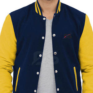 เสื้อแจ็คเก็ตเลตเตอร์แมนผู้ชาย สำหรับฤดูใบไม้ร่วงและฤดูหนาว แห้งเร็ว เป็นมิตรกับสิ่งแวดล้อม น้ำหนักเบา คุณภาพดีที่สุด ผลิตตามสั่ง พร้อมโลโก้ด้านหน้า - Product Image 6