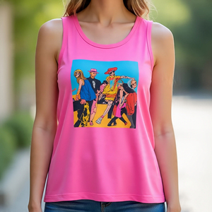 เสื้อกล้ามพิมพ์ลายกราฟิกแขนกุด2024สำหรับผู้หญิงเสื้อกล้ามออกกำลังกายโยคะออกกำลังกายออกกำลังกายน้ำหนักเบา - Product Image 2