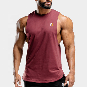 Alta calidad muestra gratis logotipo personalizado transpirable al por mayor mejor Top chaleco deportivo sin mangas suave de secado rápido Fitness gimnasio hombres camiseta sin mangas - Product Image 5