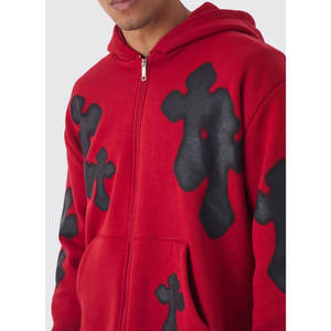 Sweat à capuche surdimensionné pour homme de qualité supérieure, tissu et design personnalisables, respirant et confortable - Product Image 6