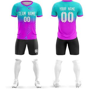 เสื้อฟุตบอลซับลิเมชั่นคุณภาพสูงขายส่ง สำหรับผู้ใหญ่ แบบเปล่า สำหรับฝึกซ้อม ออกแบบเองได้ สำหรับผู้ชาย ปากีสถาน โพลีเอสเตอร์ 100% - Product Image 5