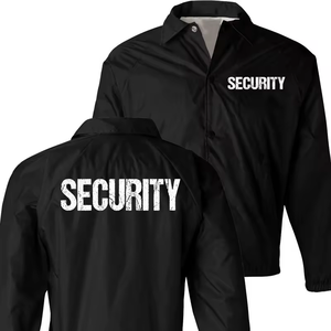Precio razonable Chaqueta DE SEGURIDAD Logo Guardia DE SEGURIDAD Cargador Chaqueta - Product Image 4