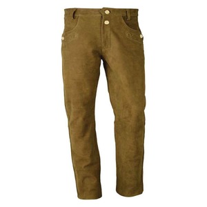 Vêtements neufs personnalisés vêtements traditionnels pour hommes pantalons bavarois/pantalons bavarois décontractés pour hommes en cuir de daim de vache bon marché - Product Image 3