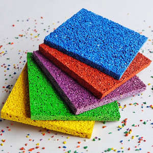 Granulés de caoutchouc EPDM colorés INOLP de haute qualité, antidérapants et amortissants pour les applications de moulage de pistes de course - Product Image 4