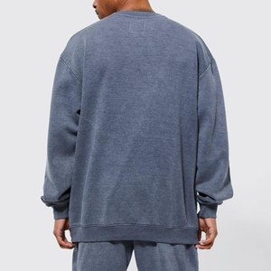 100% algodón polar Vintage Joggers 2 piezas lavado ácido chándal conjuntos nueva llegada gran oferta algodón lavado ácido chándales para hombres - Product Image 4