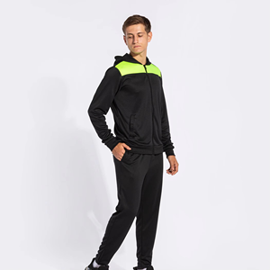 Ensemble de survêtements de gym d'hiver personnalisés pour hommes, vêtements de sport de luxe en polyester, tenue OEM pour garçons - Product Image 4