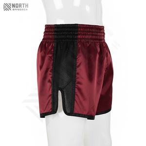 Shorts de combat thaïlandais en gros, shorts de Muay Thai, logo personnalisé pour club et boutique, haute qualité avec poches, shorts d'été pour hommes - Product Image 5