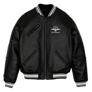 แจ็คเก็ตหนังมีฮู้ดสำหรับผู้ชาย, ซิปตกแต่งกระเป๋าน้ำหนักเบากันลม2025ใหม่สำหรับฤดูหนาว - Product Image 1