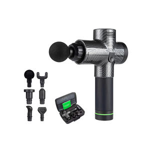 Pistolets de massage à prix d'usine, moteur sans balais, 12 niveaux de vitesse, batterie rechargeable 2500 mAh, 8 têtes de massage - Personnalisable OEM/ODM - Product Image 5