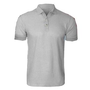 T-shirt polo à manches courtes personnalisable respirant 100% coton sergé tissu non tissé Vietnam séchage rapide col rond logo décontracté - Product Image 1