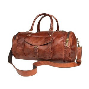 Unisex Zipper Gym Duffle Bag Shoe Compartment Extra Large Vintage Style <b>Belt</b> Pattern Smell Proof for Outdoor Use Fashion Style - Product Image 1