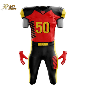 High Quality Breathable Polyester/Spandex American Football Uniforms for College Teams Plus Size Quick Dry Anti-Bacterial - Product Image 6