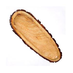 ถาดไม้วอลนัทสำหรับเสิร์ฟอาหารดีไซน์แบบแฮนด์เมดถาดไม้ธรรมชาติถาดไม้สำหรับเครื่องดื่มดีไซน์มะละกอ - Product Image 1