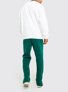 Ensemble survêtement pour homme, sweat-shirt à capuche lourd, pantalon de jogging évasé, design de survêtement, logo personnalisé, meilleure qualité, 100% coton - Product Image 2