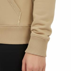 Sudadera con capucha para mujer, corte ajustado, color crudo, 350GSM, 100% algodón, forro polar, estilo streetwear de lujo, venta al por mayor. - Product Image 6