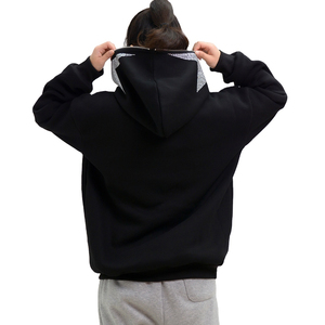 Sweat-shirt à capuche en strass unisexe, streetwear décontracté, coupe régulière, tendance, chaud et confortable, manches longues, automne, 100% coton - Product Image 2