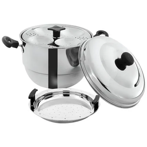 หม้อนึ่งสแตนเลสสตีลทั่วไปใช้ง่ายและรวดเร็วหม้อนึ่ง4แผ่น - Product Image 3