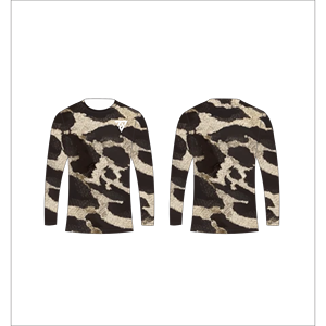 Camiseta de manga larga con camuflaje desértico sublimado personalizada para hombre, para caza, pesca, atletismo, Trackstar OEM, marca privada TSI-G05-P0802 - Product Image 1
