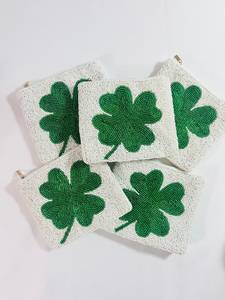 กระเป๋าคลัทช์ทรงโบฮีเมียนประดับลูกปัดแก้วสำหรับผู้หญิงอินเดีย งานแฮนด์เมด สีและรูปทรงปรับแต่งได้ เหมาะสำหรับงานเลี้ยงตอนเย็น MS - Product Image 4