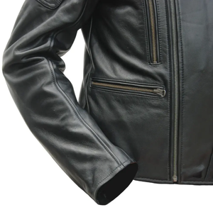 Chaqueta de moto de cuero de alta calidad personalizada para hombre, ropa de carreras de coches, transpirable e impermeable, la mejor opción para motociclistas - Product Image 6