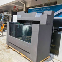 Système d'aquarium intelligent haut de gamme avec écrépineur d'huile et nettoyage automatique pour le marché européen