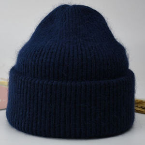Unisex Custom Winter Cuffed Knitted Solid Color <b>Beanies</b> with Embroidery <b>Streetwear</b> Fashion Warm <b>Beanies</b> Designer Logo Printing - Product Image 2