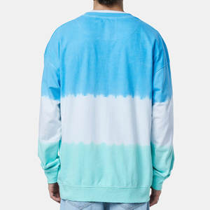 เสื้อสเวตเชิ้ตผู้ชายโอเวอร์ไซส์ทำจากผ้าฝ้ายผ้าคอตตอนพิมพ์ลายไหล่ตกเสื้อสเวตเชิ้ต - Product Image 3