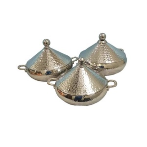 หม้อปรุงอาหารสแตนเลสพร้อมกระจกสำเร็จรูปดีไซน์แบบทุบสำหรับใช้ในบ้านและโรงแรม - Product Image 1