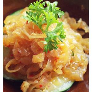 แมงกะพรุนหั่นบางๆที่มีรสกิมจิ | คุณภาพสูงเพื่อการส่งออก - Product Image 5