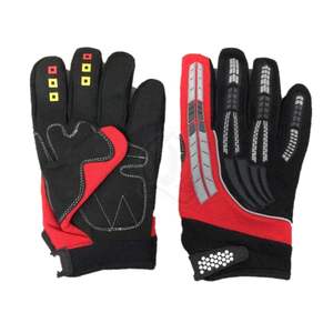 Gants de gardien de but de floorball haute performance, design rouge et noir, protection renforcée de la paume, équipement sportif professionnel pour équipe, nouveauté - Product Image 5