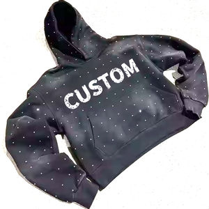 Sudadera con Capucha y Pedrería Personalizada al por Mayor para Mujer, con Diseño Personalizado - Product Image 1