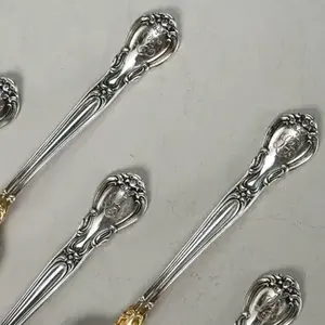 Juego de cubiertos de acero inoxidable con mango en forma de corazón, juego de cucharas de boda bien pulidas, los cubiertos más vendidos, perfectos para mesa de comedor - Product Image 5