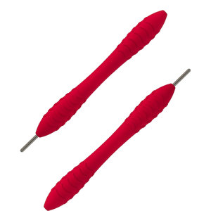 Manche d'outil dentaire ergonomique en silicone rouge, autoclavable, avec poignée antidérapante et confortable, design élégant - Product Image 3