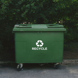 Pegatina de plotter de reciclaje, letrero blanco para oficina en casa, rectángulo, protección UV, 10x7, letrero de aviso ambiental duradero - Product Image 4