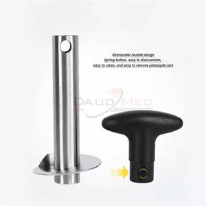 Cortador de piña de acero inoxidable Manual de cocina Corer Slicer Remover MOL Certificado Apto para lavavajillas Herramientas para frutas y verduras - Product Image 4