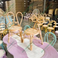 Chaises pour enfants en rotin ludiques, chaises en rotin éco-luxe pour enfants-confortables, durables et parfaites pour toute salle de jeux