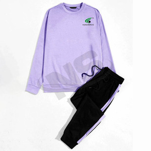 Nouvel arrivage Ensemble de survêtements personnalisés pour hommes Séchage rapide Deux pièces Jogging Solide Décontracté Respirant Coton Polaire Hiver - Product Image 4