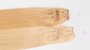 Meilleure qualité 613 blonde Remy cheveux noués à la main trame Extensions longue durée cuticules alignés directement du meilleur fournisseur indien - Product Image 6