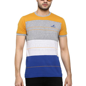 Camiseta Casual Masculina con Logotipo Personalizado en la Parte Delantera, Venta al por Mayor, Clásica, de Algodón/Fibra de Bambú, Transpirable, Corte Regular - Product Image 1
