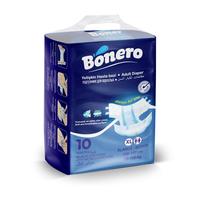 Pañales Desechables para Adultos BONERO, Paquete de 30 Unidades, Talla Grande, Algodón, Prevención de Fugas 3D, Superficie Seca, Certificación ISO, Turquía