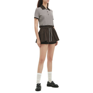 Colección de verano para mujer, conjunto corto elegante de dos piezas corto informal transpirable y cómodo para mujer - Product Image 4