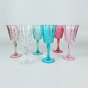 Unbreakable Royal Crystal Cut Plastic Wine <b>Glass</b> <b>Goblet</b> Tritan Wine <b>Glass</b> - Product Image 4