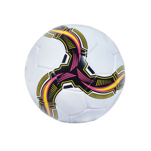 Balón de Fútbol Personalizado de Cuero Cosido a Mano con Logotipo Personalizado, Balón de Fútbol de Entrenamiento para Exteriores - Product Image 1