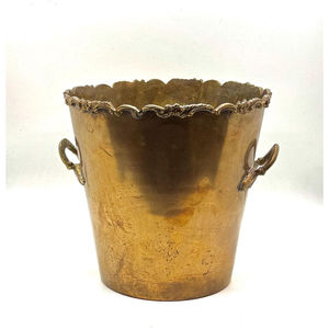 Fabulous Antique Gold Finished Metal <b>Champagne</b> Ice <b>Bucket</b> With Handles Bar Ware Beer & Wine Bottles Chiller Ice <b>Buckets</b> - Product Image 5