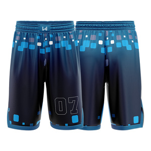 Pantalones Cortos de Baloncesto Personalizados 100% Poliéster, Impresión por Transferencia de Calor, Talla Grande, Transpirables, de Secado Rápido, Antibacterianos - Product Image 4