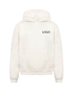 Wholesale 100% Cotton Heavyweight Pullover <b>Hoodies</b> Men & Sweatshirt Style Solid Baggy Drop Shoulder <b>Y2K</b> Streetwear Style - Product Image 5