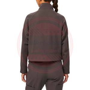 Veste d'uniforme hospitalier anti-rides personnalisée \ Vestes de gommage médical unisexe pour soins infirmiers extensibles - Product Image 5